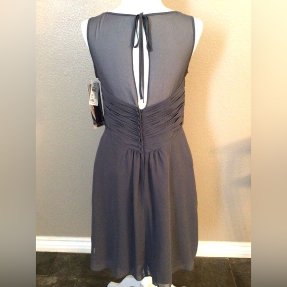 Alfred Angelo Gray Sleeveless Dress - Picture 5 of 5